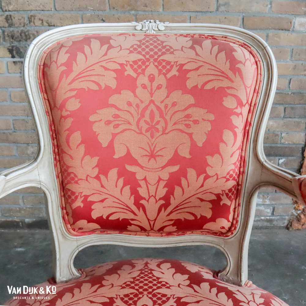 Vintage Louis XV stoel - 4 stuks - Afbeelding 6