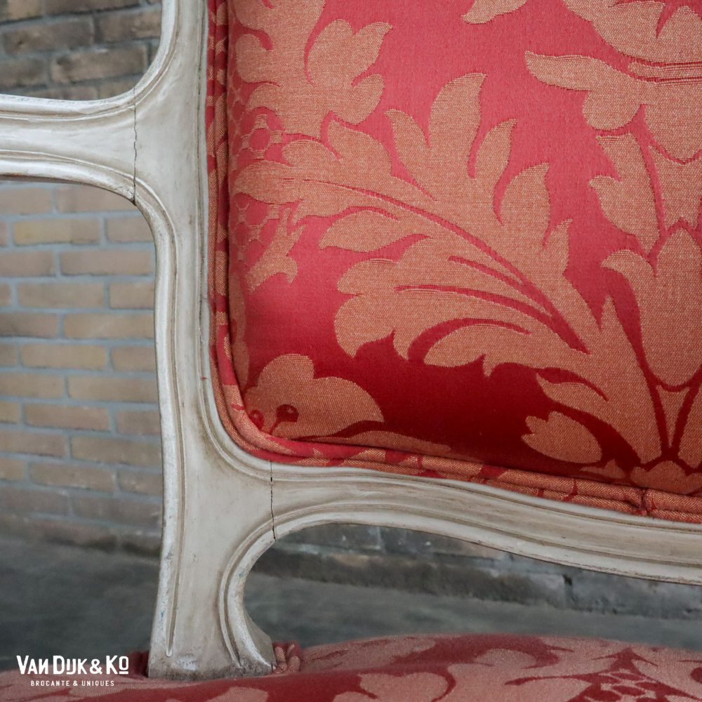 Vintage Louis XV stoel - 4 stuks - Afbeelding 9