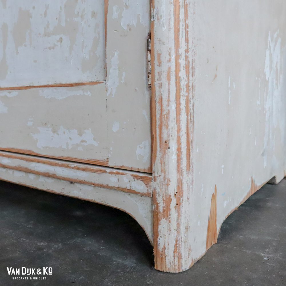 Brocante witte onderkast - Afbeelding 7