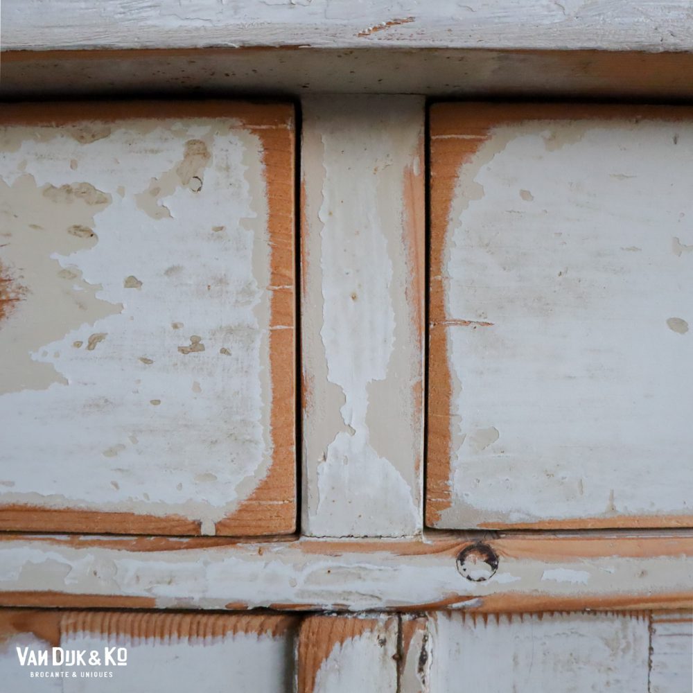 Brocante witte onderkast - Afbeelding 12