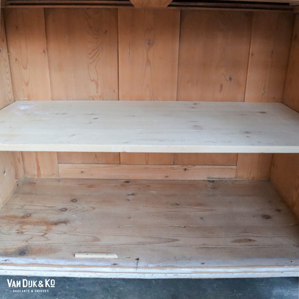 Brocante witte onderkast - Afbeelding 4