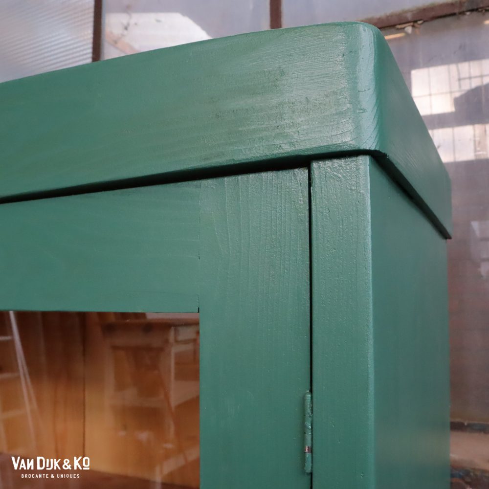 Groene vitrinekast - Afbeelding 5