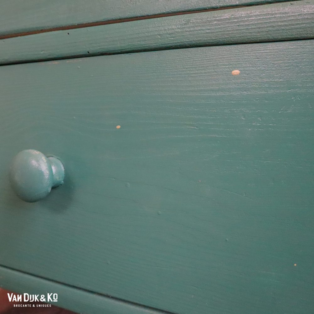 Groene vitrinekast - Afbeelding 9