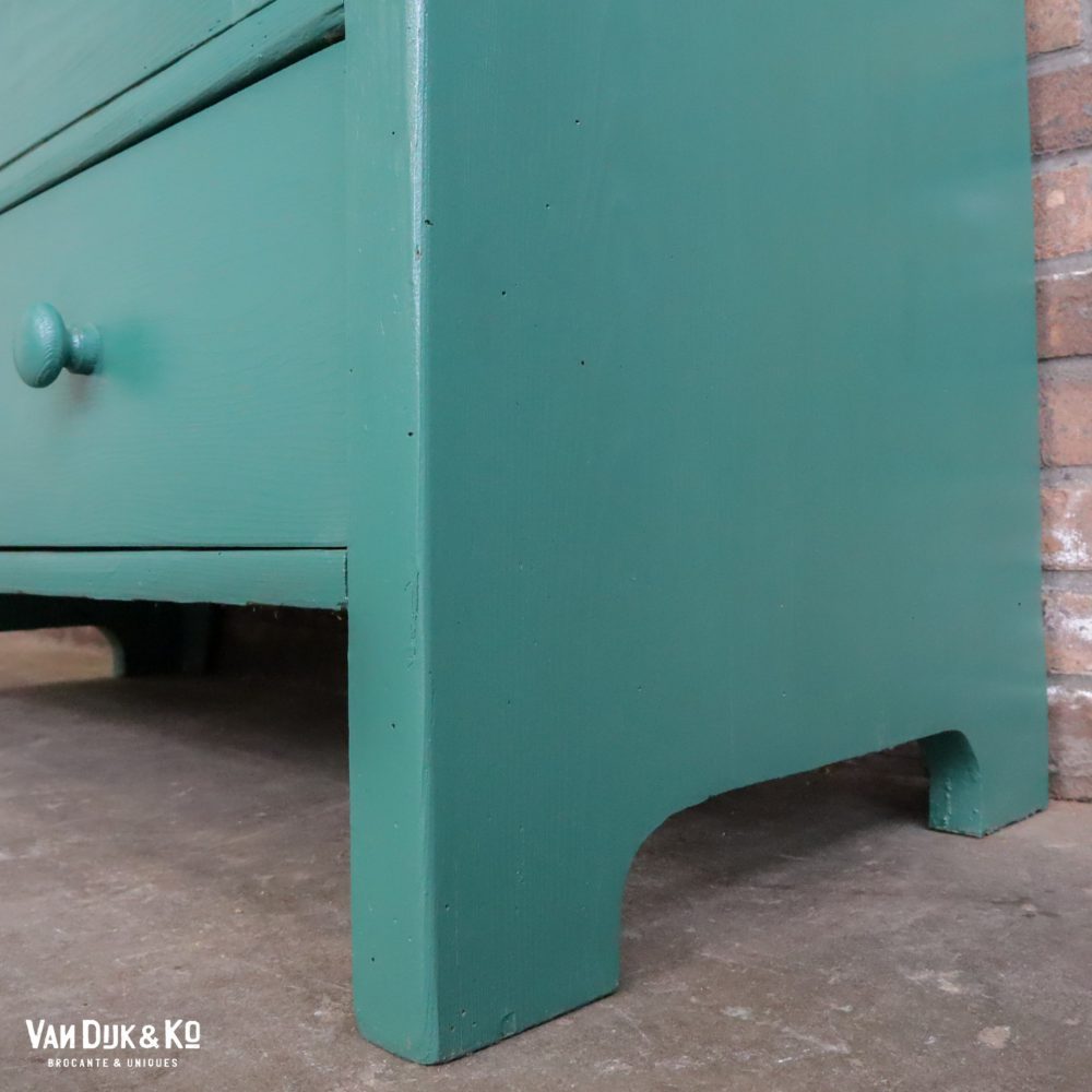 Groene vitrinekast - Afbeelding 7
