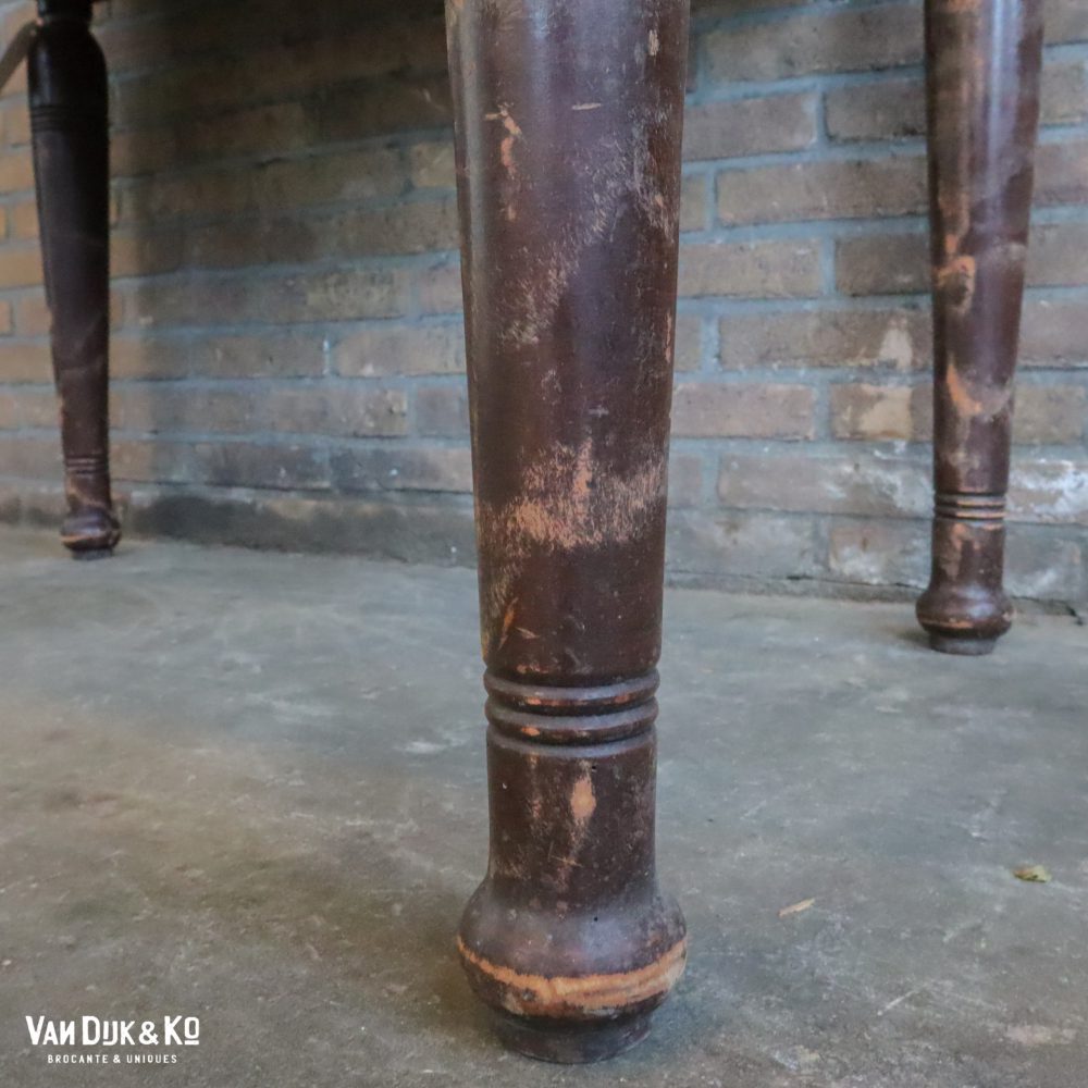 Brocante houten tafel - Afbeelding 4