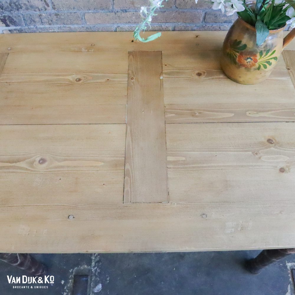 Brocante houten tafel - Afbeelding 7