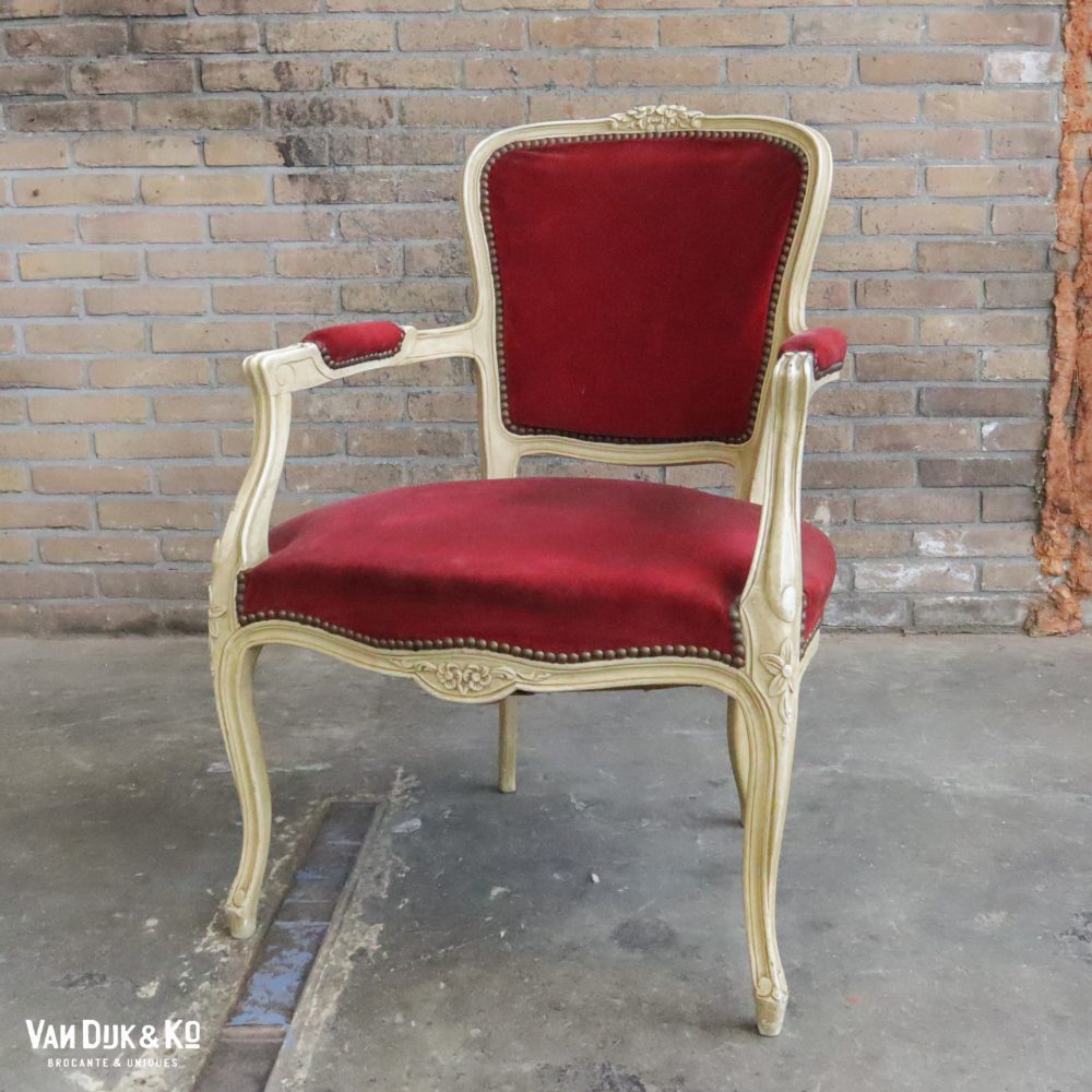 Vintage Louis XV stoel