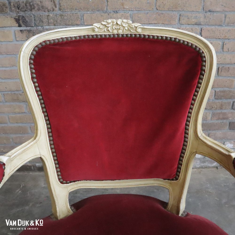 Vintage Louis XV stoel - Afbeelding 5