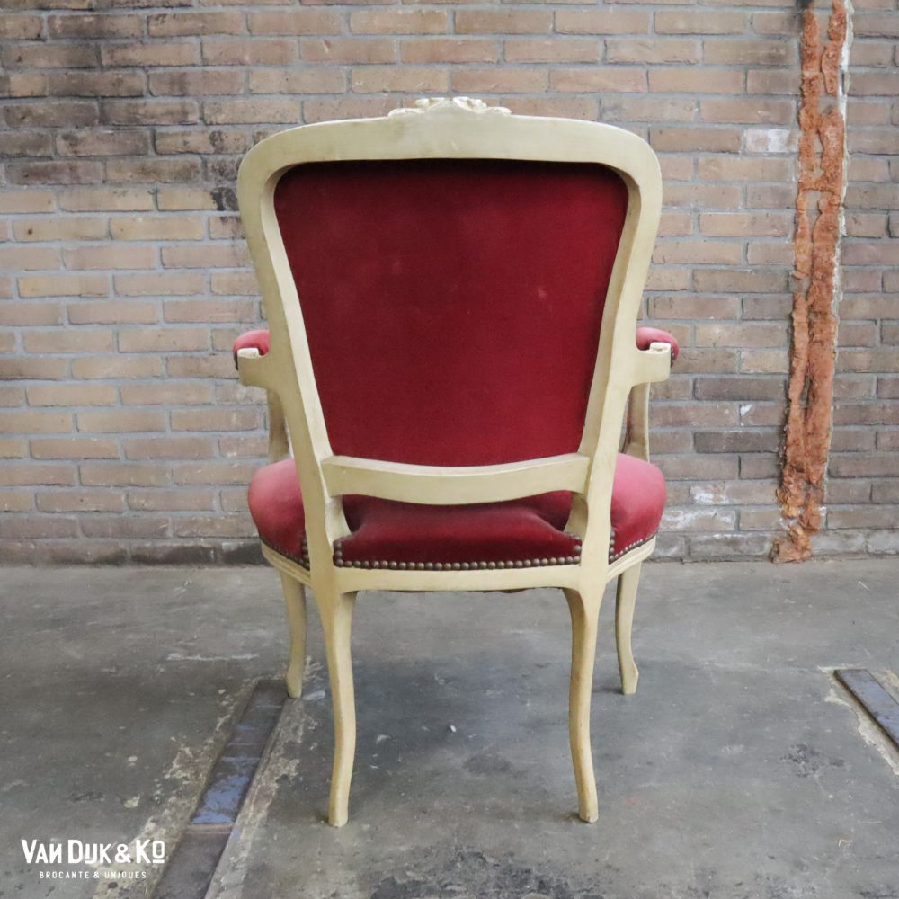 Vintage Louis XV stoel