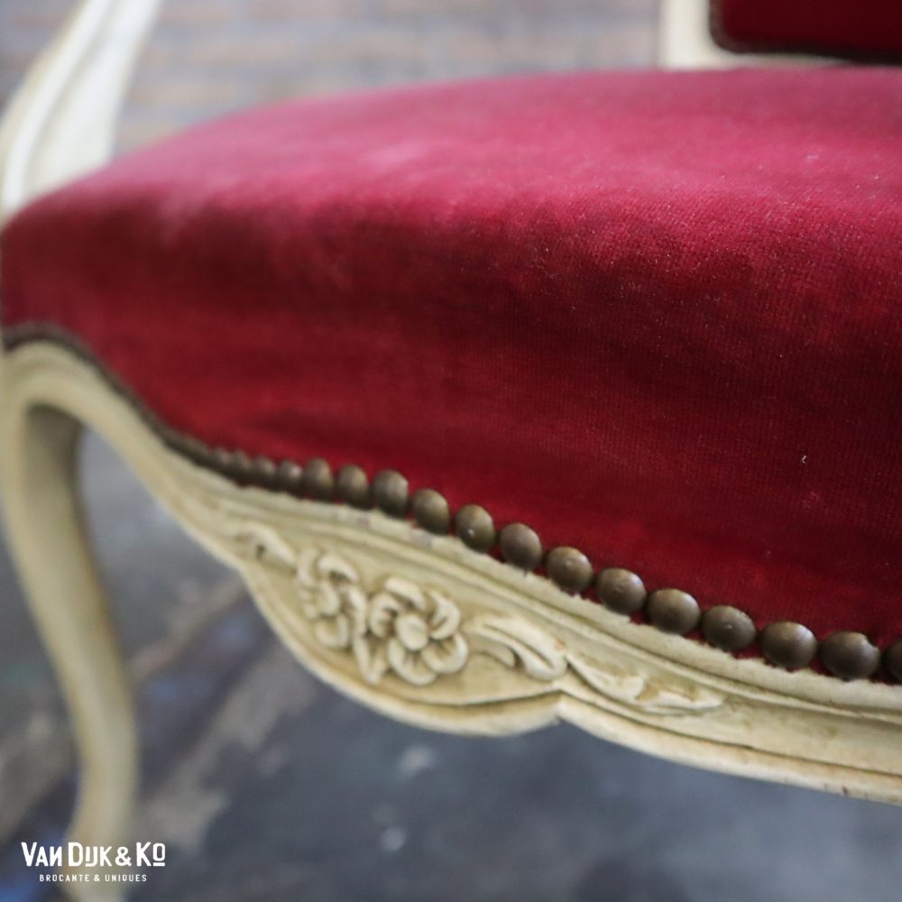 Vintage Louis XV stoel - Afbeelding 10