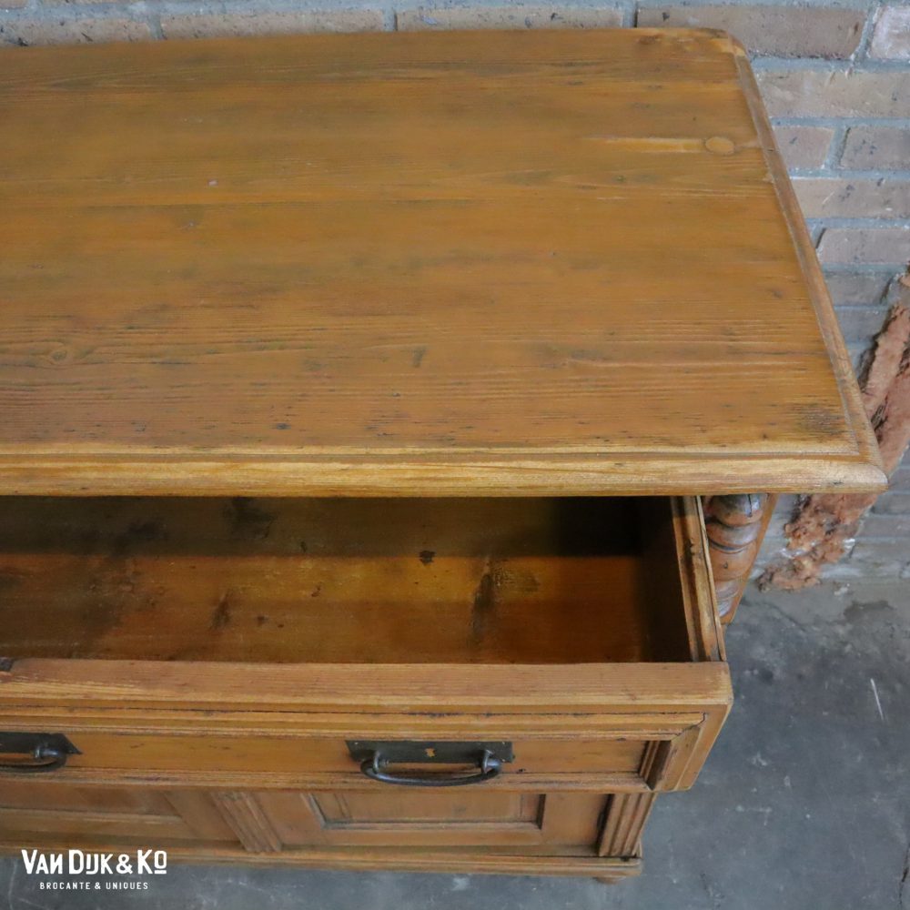Brocante houten dressoir - Afbeelding 6