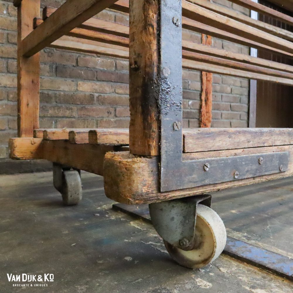 Vintage houten broodrek - Afbeelding 4