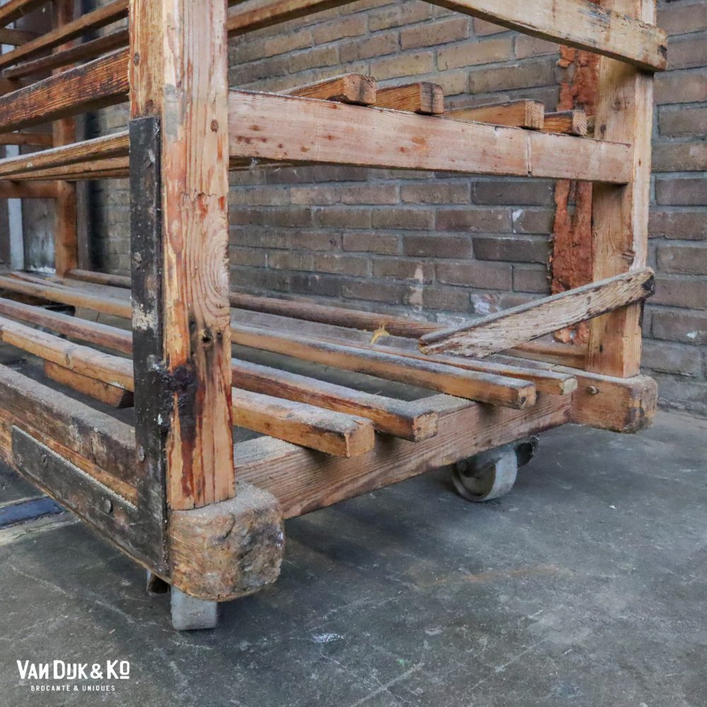 Vintage houten broodrek - Afbeelding 8