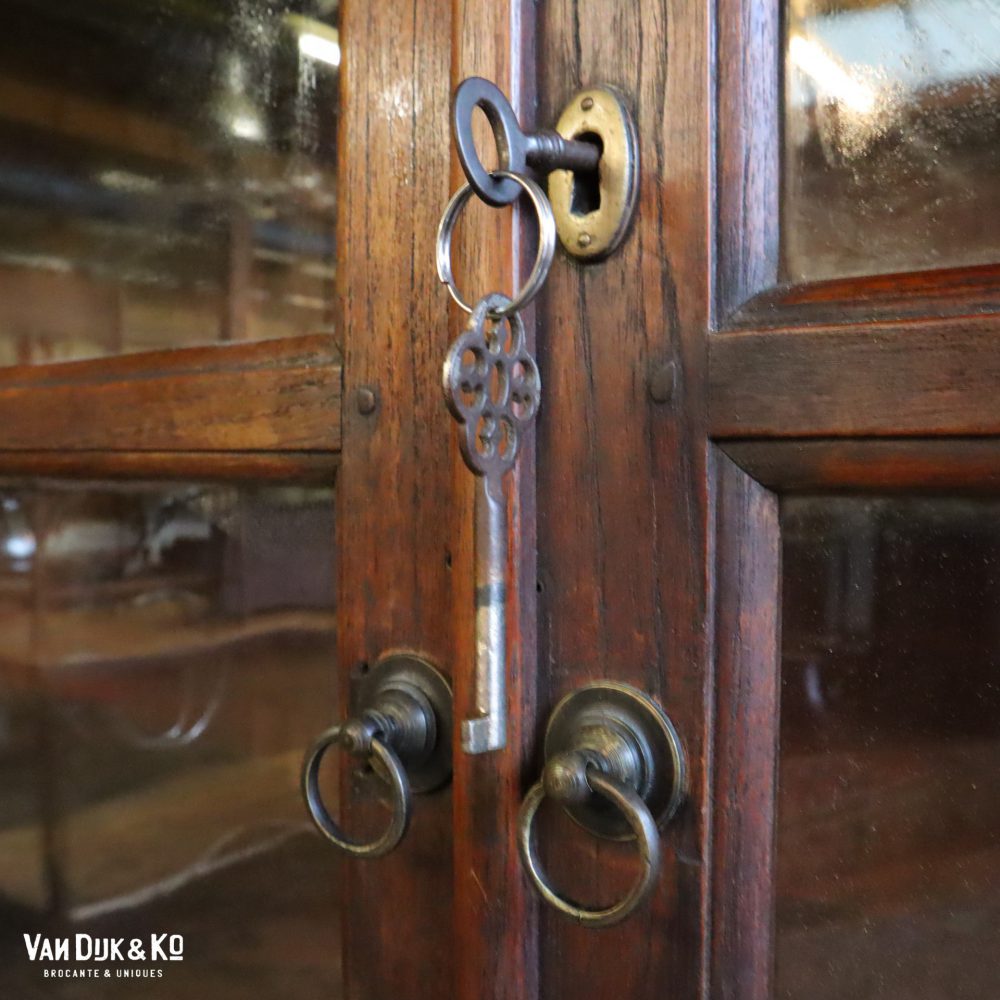 Houten vitrinekast - Afbeelding 9