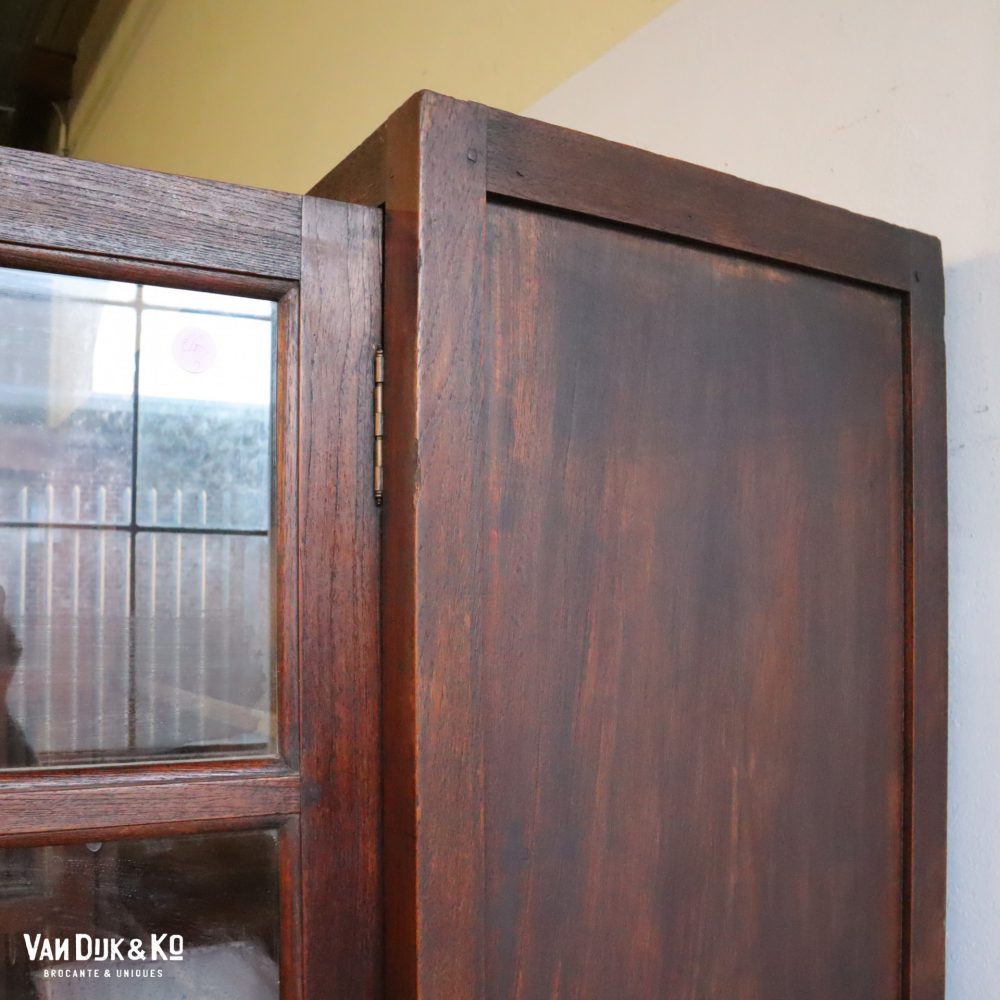 Houten vitrinekast - Afbeelding 7