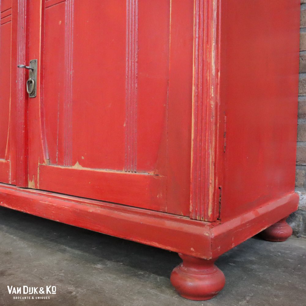 Brocante rode onderkast - Afbeelding 8