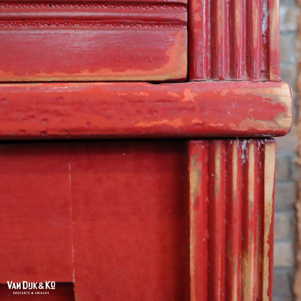 Brocante rode onderkast - Afbeelding 11