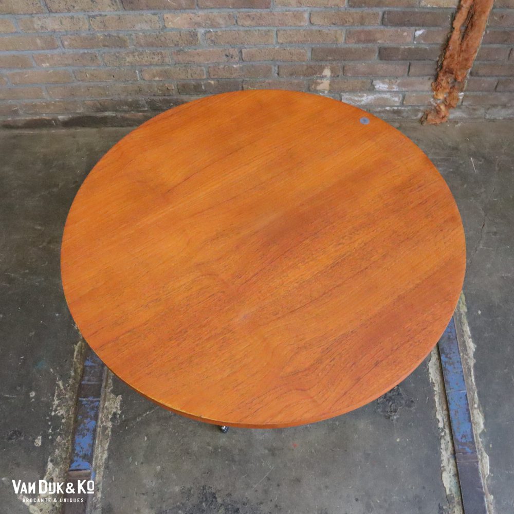 Vintage ronde salontafel