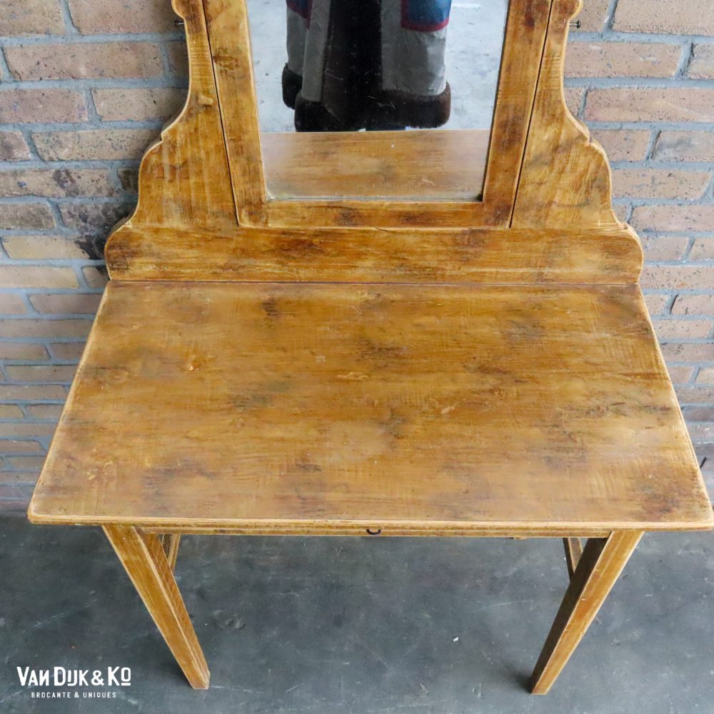 houten kaptafel - Afbeelding 3