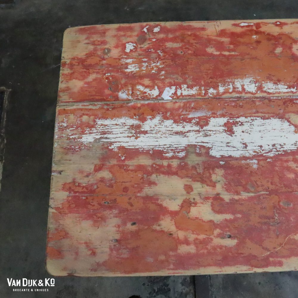 Brocante houten tafel - Afbeelding 4
