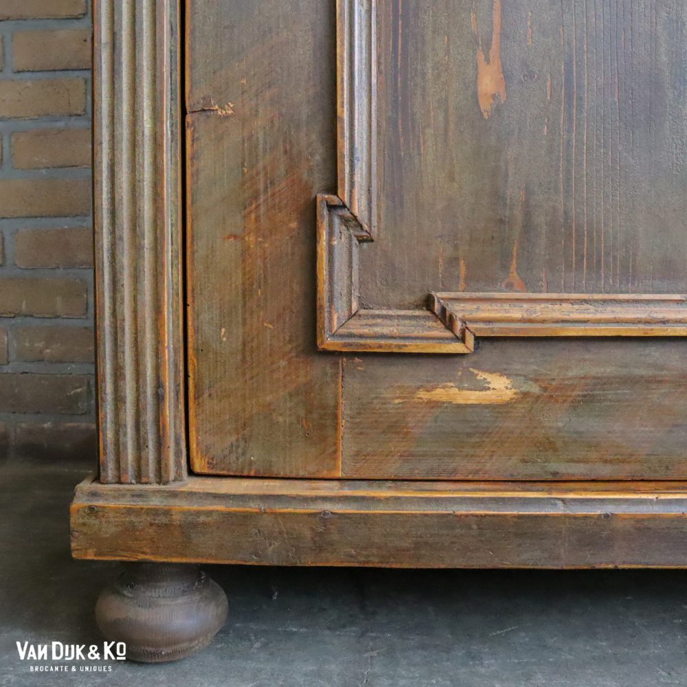 Houten eendeurskast - Afbeelding 5