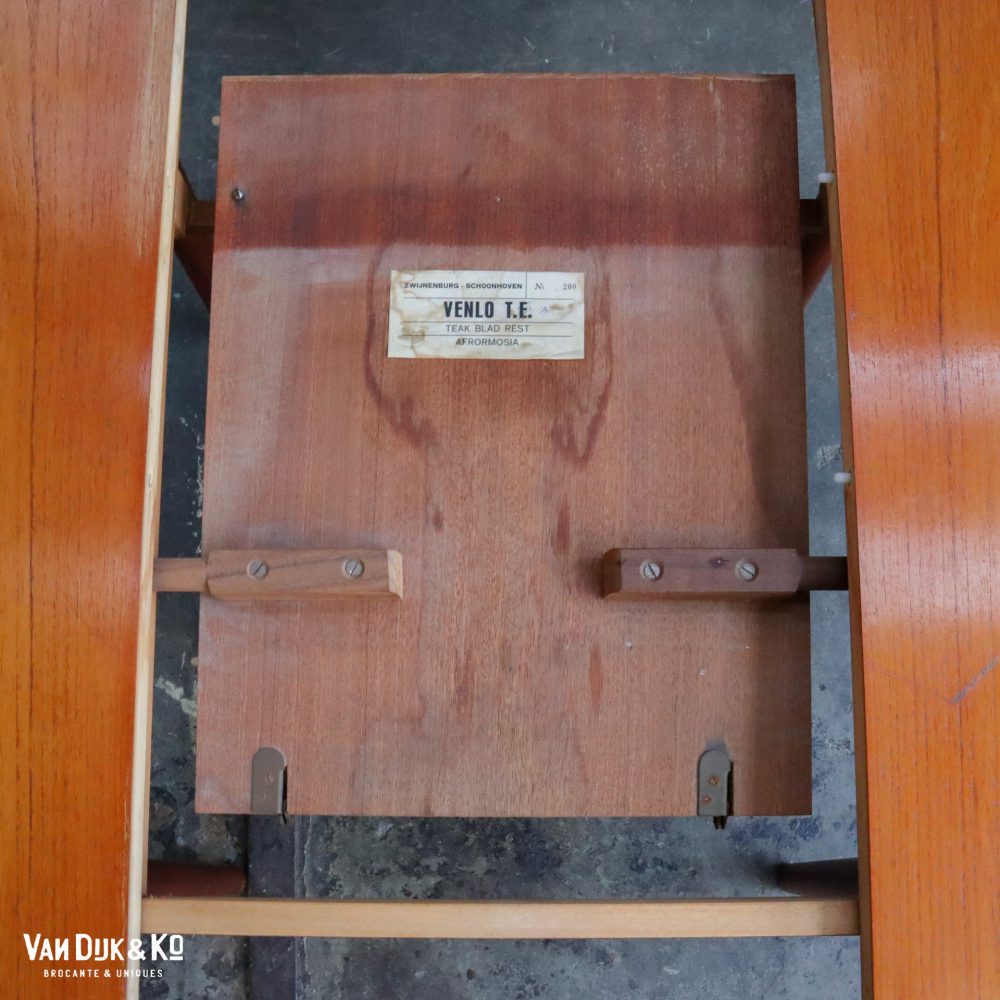 Uitschuifbare vintage tafel - Afbeelding 5