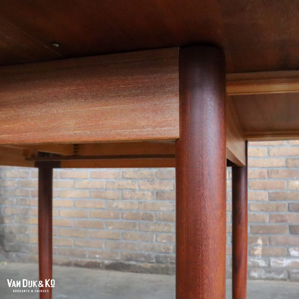 Uitschuifbare vintage tafel - Afbeelding 7