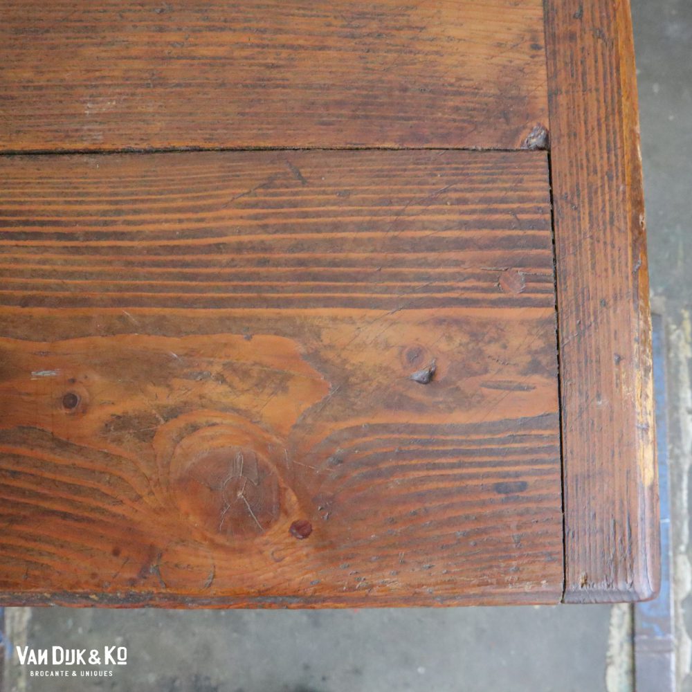 Brocante houten tafel - Afbeelding 6