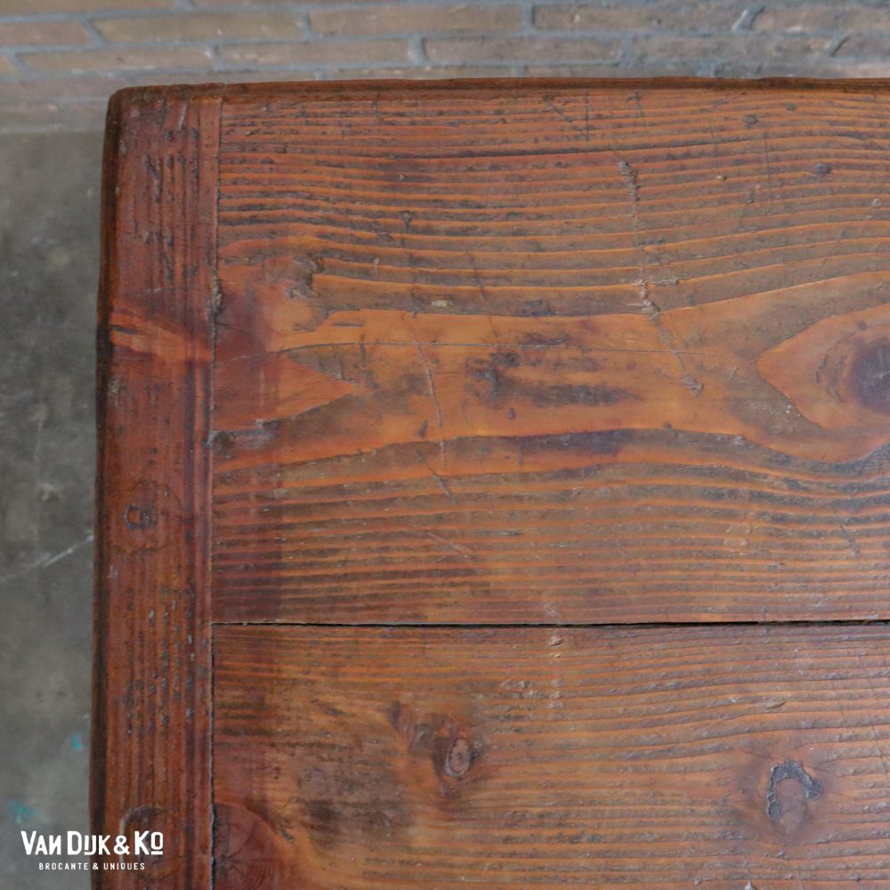 Brocante houten tafel - Afbeelding 5