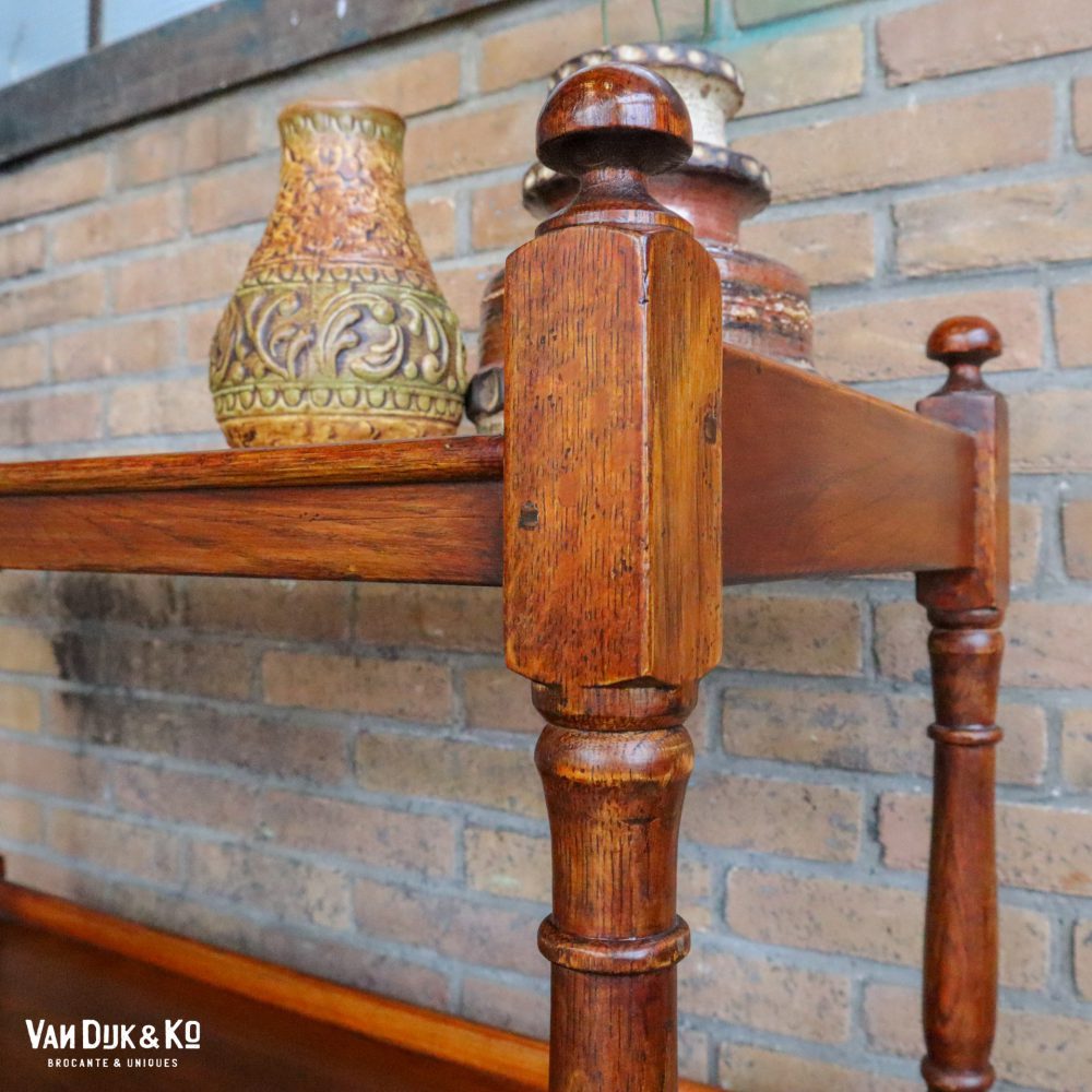 Vintage houten kastje - Afbeelding 7