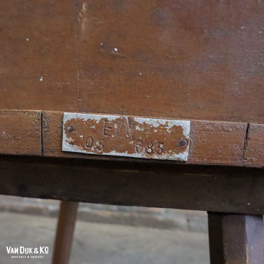 Brocante houten stoel - Afbeelding 8