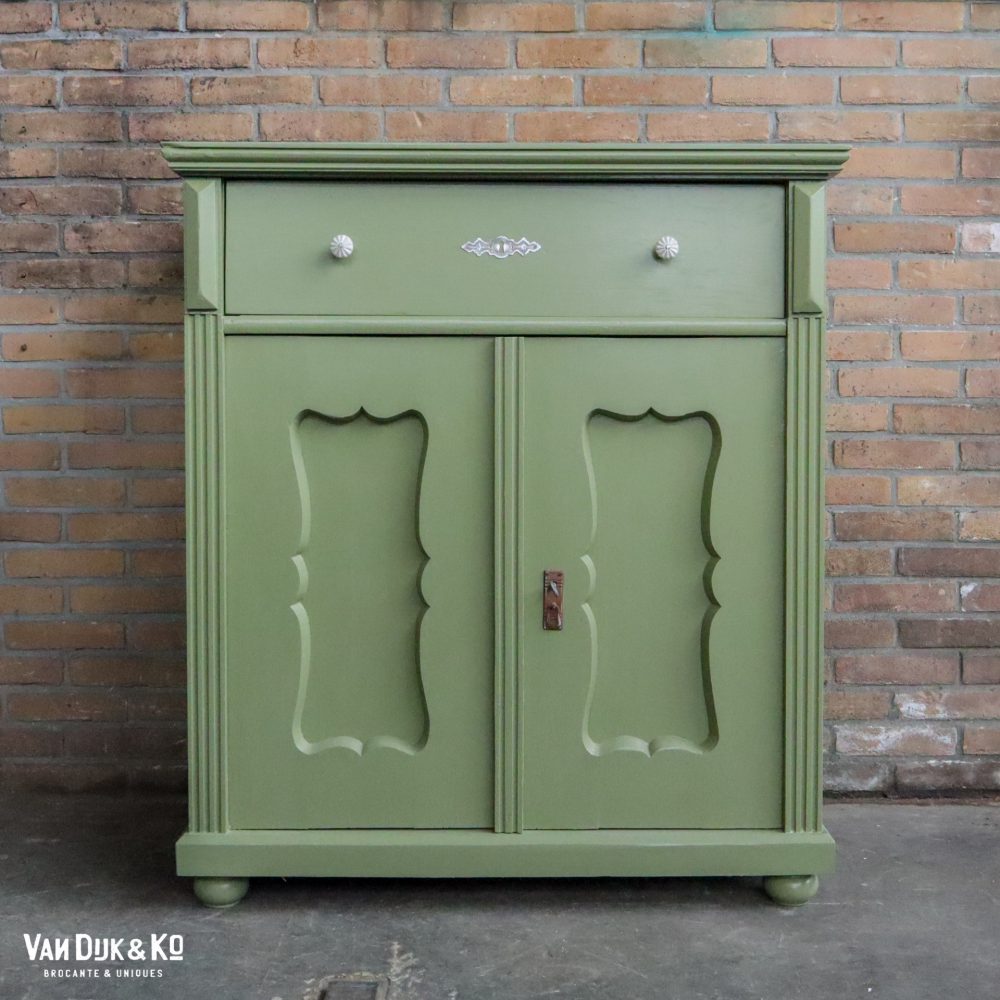 Groene commode onderkast