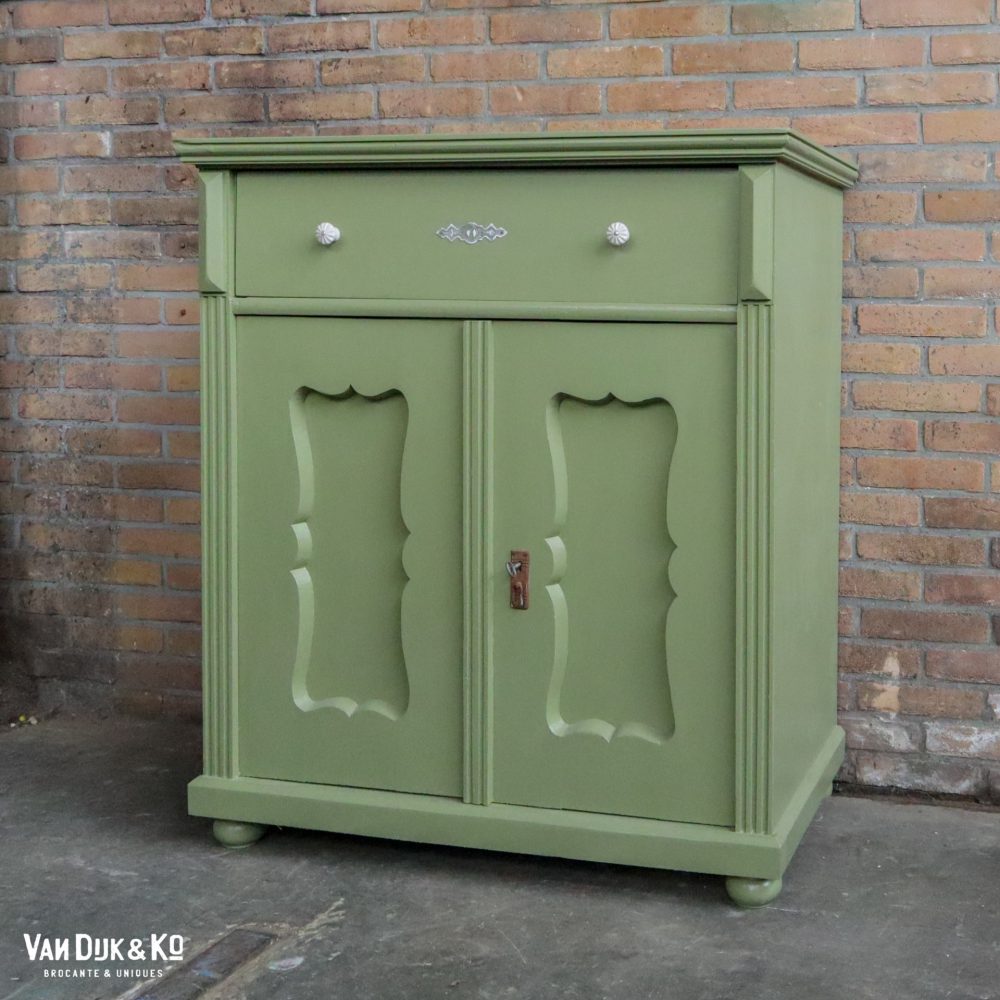 Groene commode onderkast