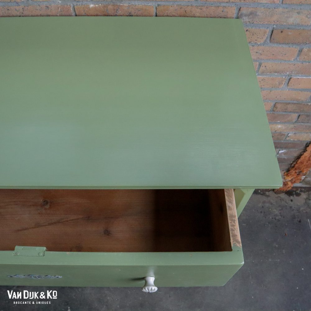 Groene commode onderkast