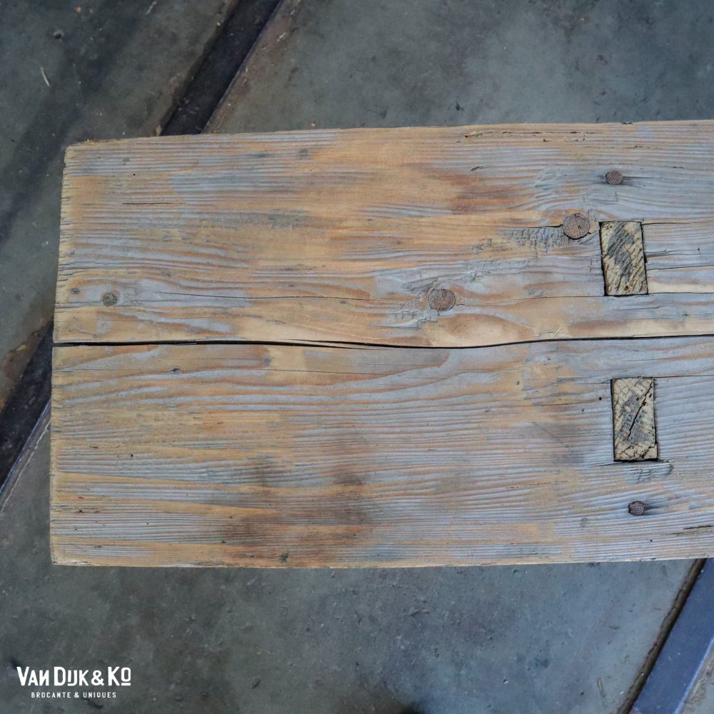 Lange houten bank - Afbeelding 5