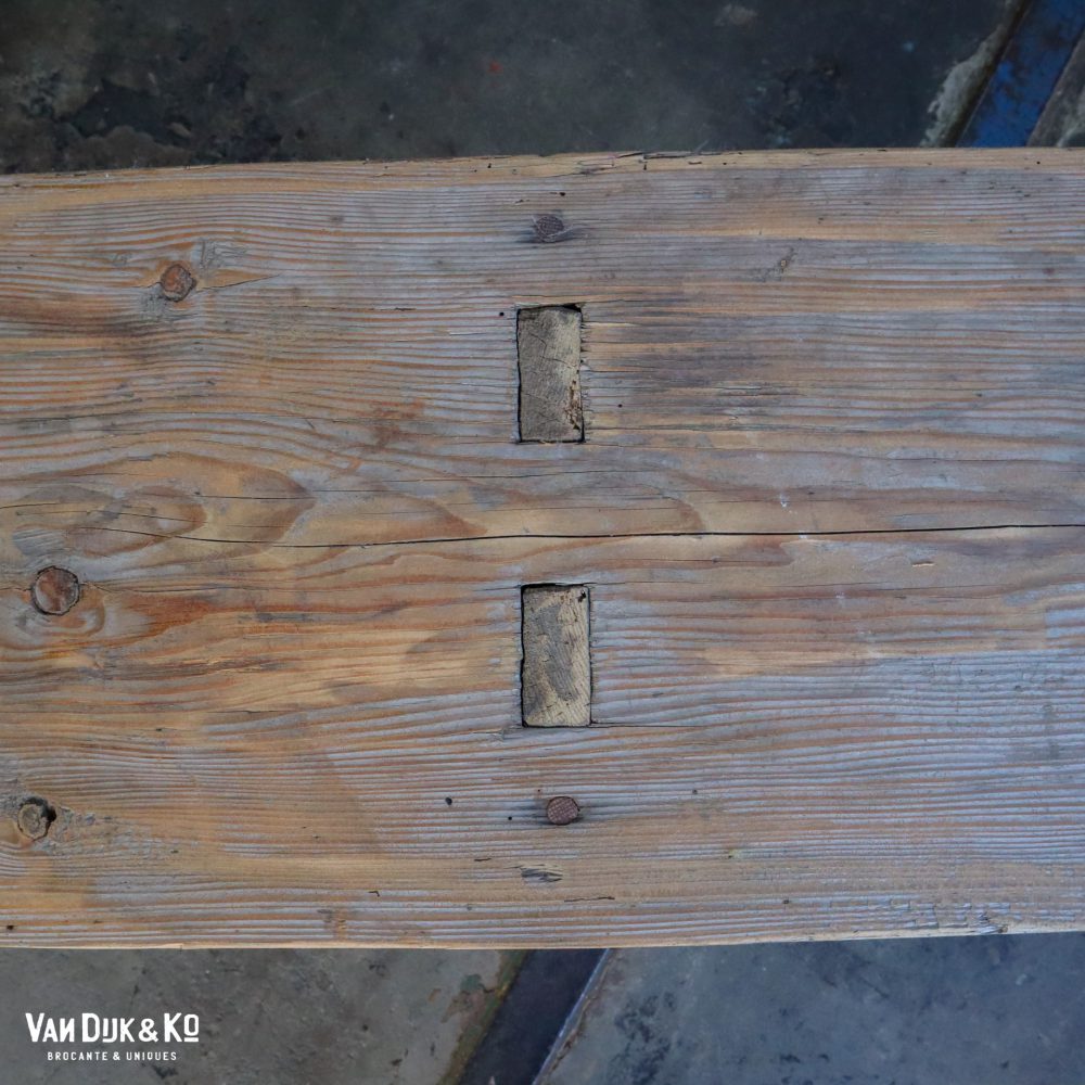 Lange houten bank - Afbeelding 6