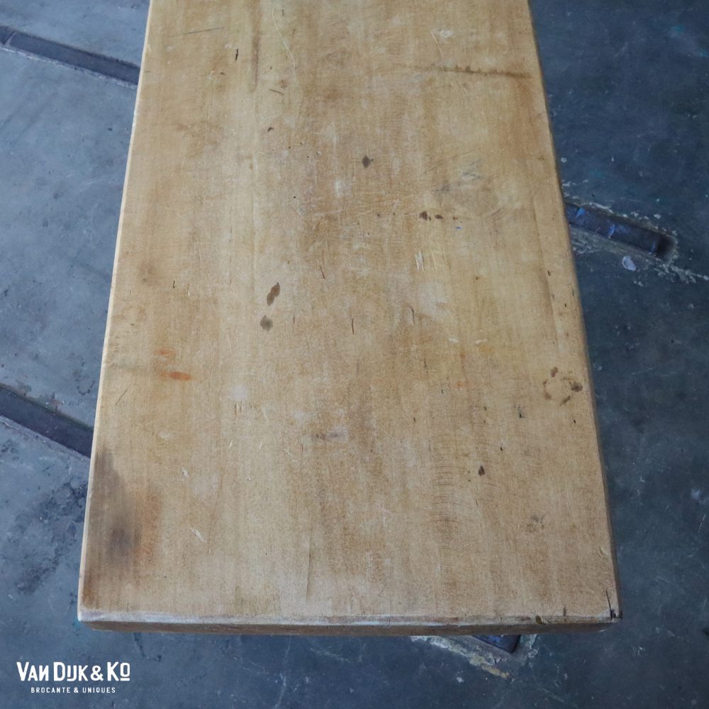 Vintage houten haktafel - Afbeelding 6