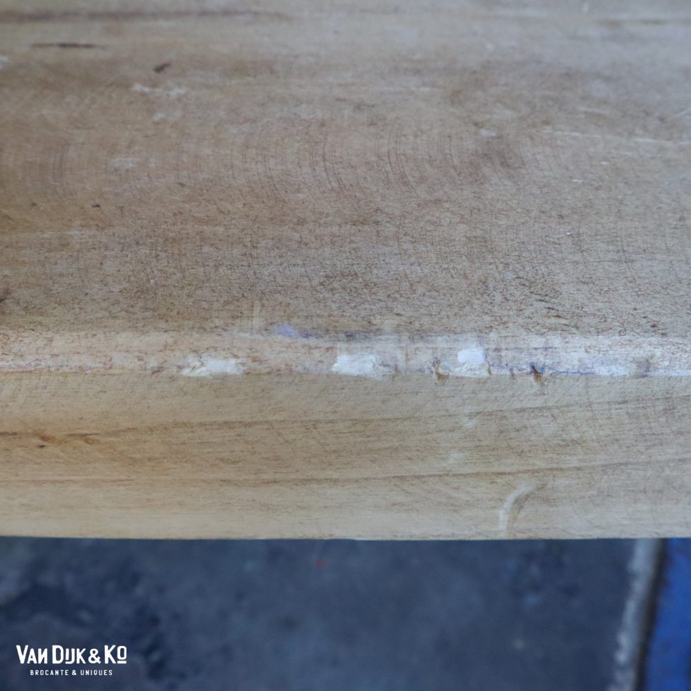 Vintage houten haktafel - Afbeelding 7