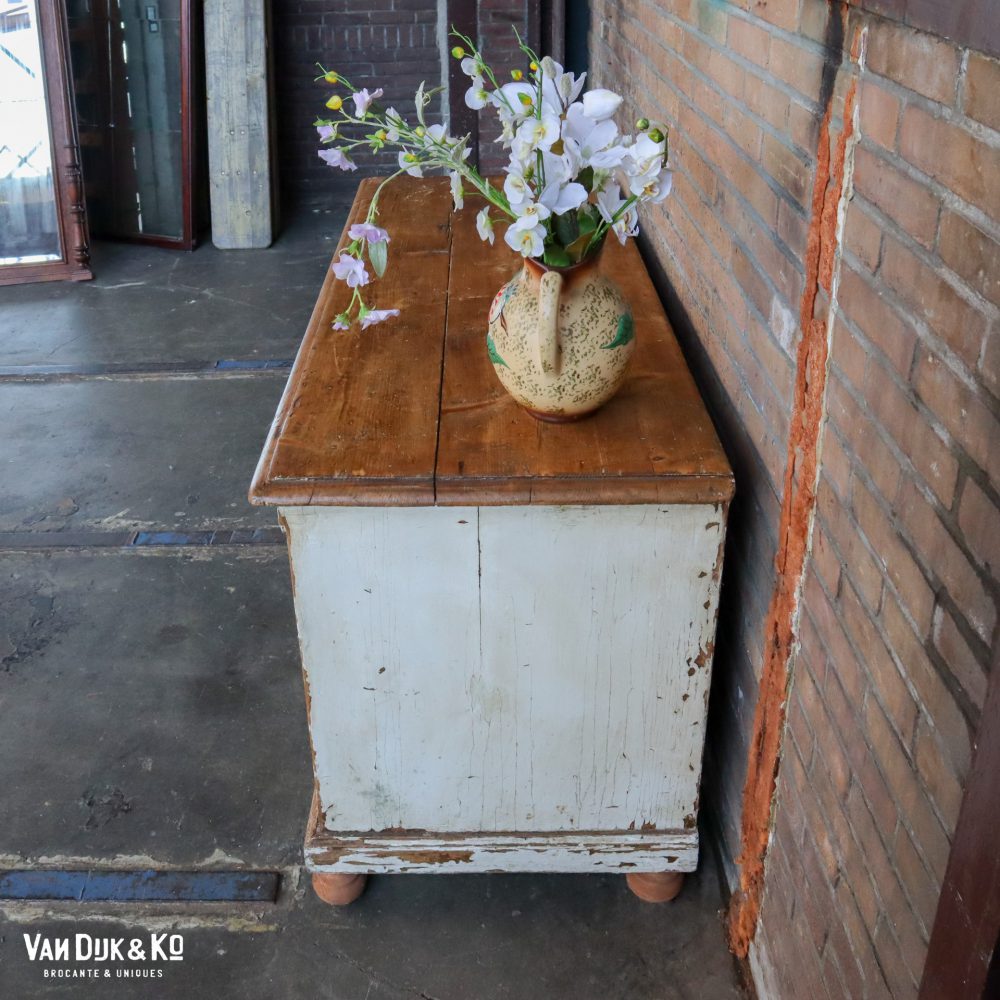 Brocante houten toog - Afbeelding 4