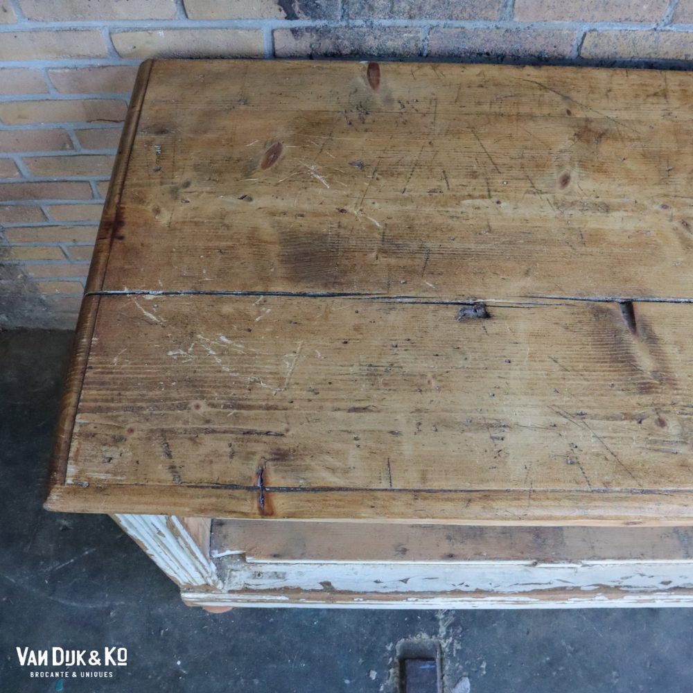 Brocante houten toog - Afbeelding 8