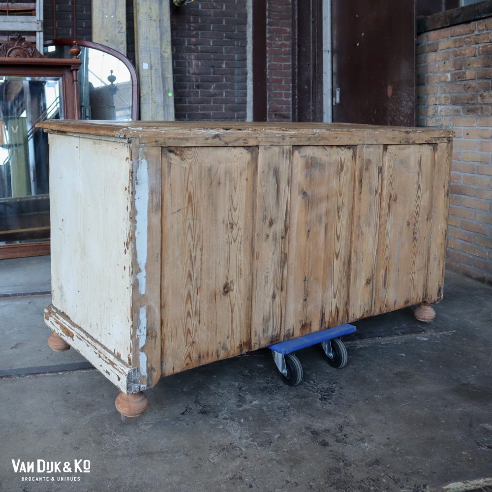 Brocante houten toog - Afbeelding 11