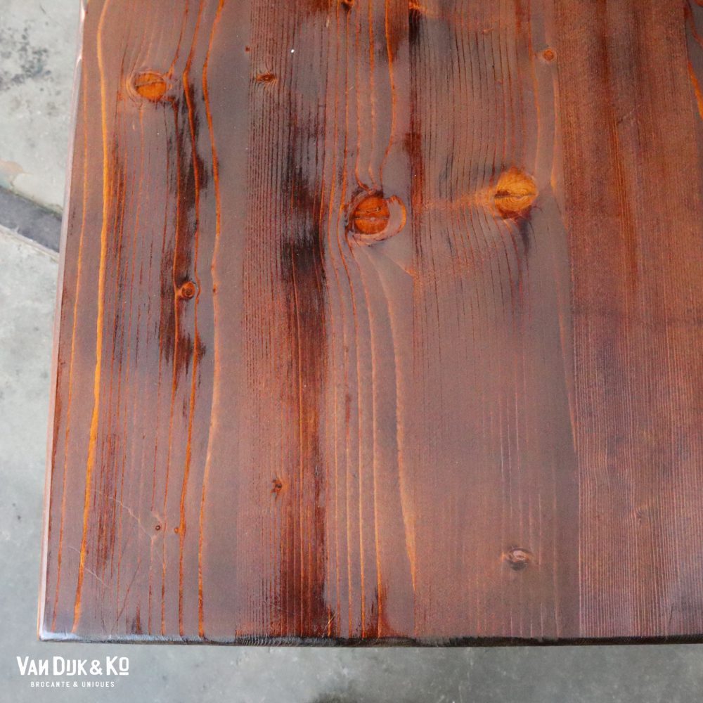 Tafel met zwart metalen frame - Afbeelding 4
