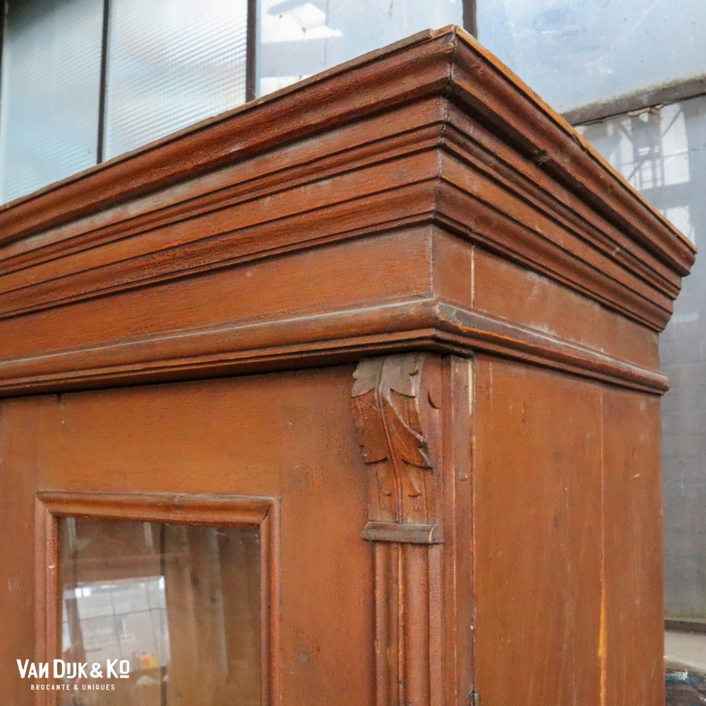 Brocante vitrinekast - Afbeelding 4