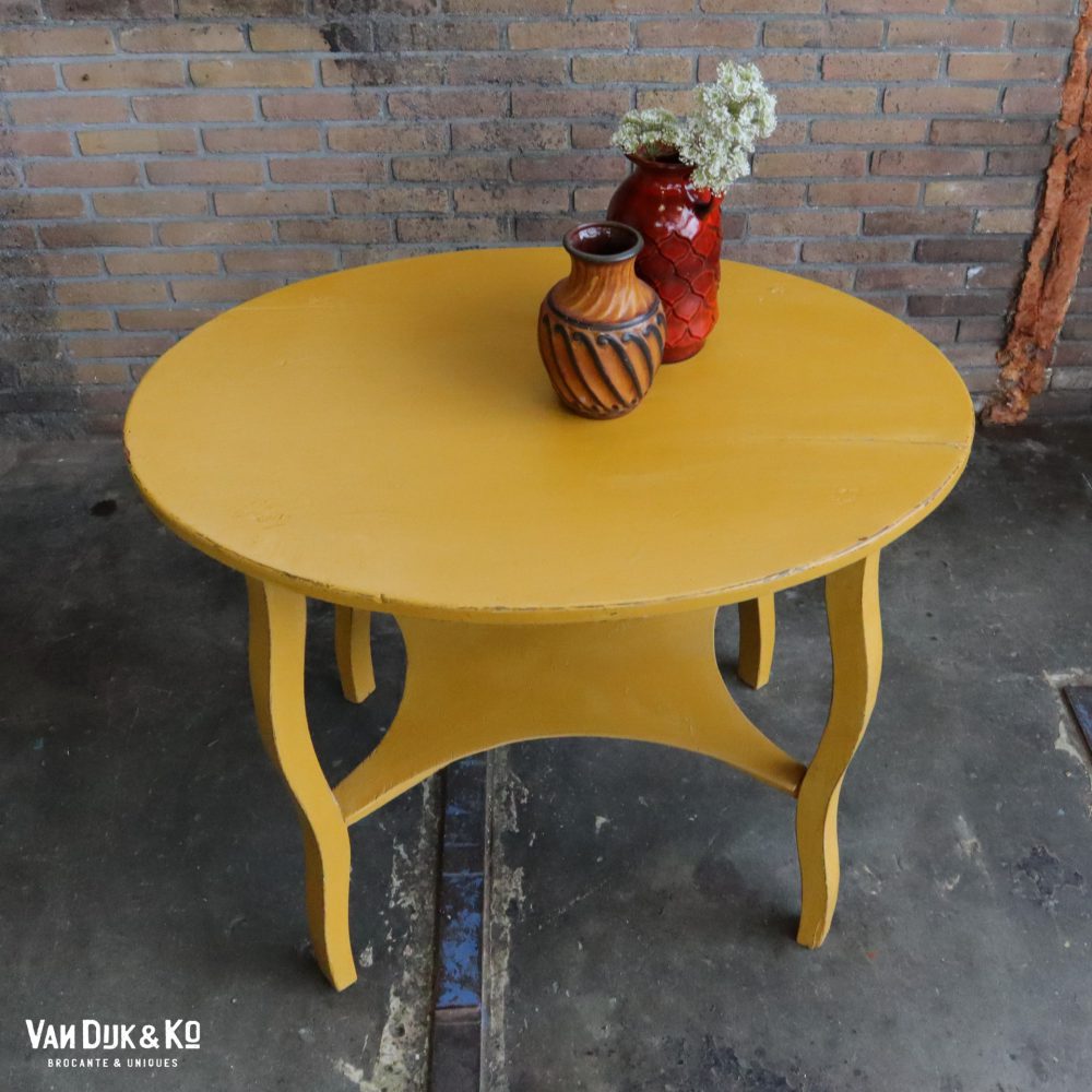 Gele tafel