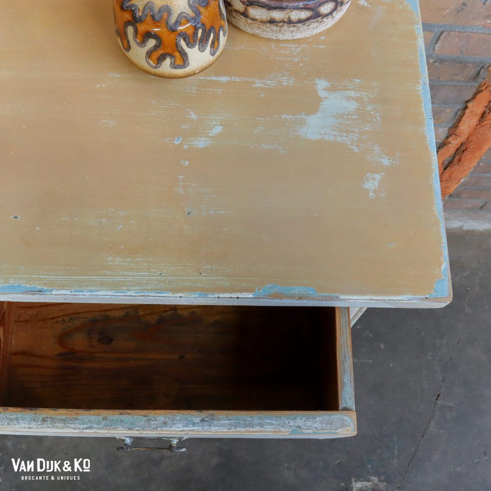 Brocante witte onderkast - Afbeelding 10
