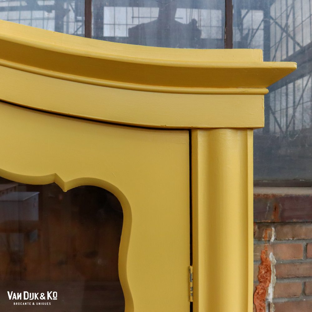 Gele vitrinekast - Afbeelding 2