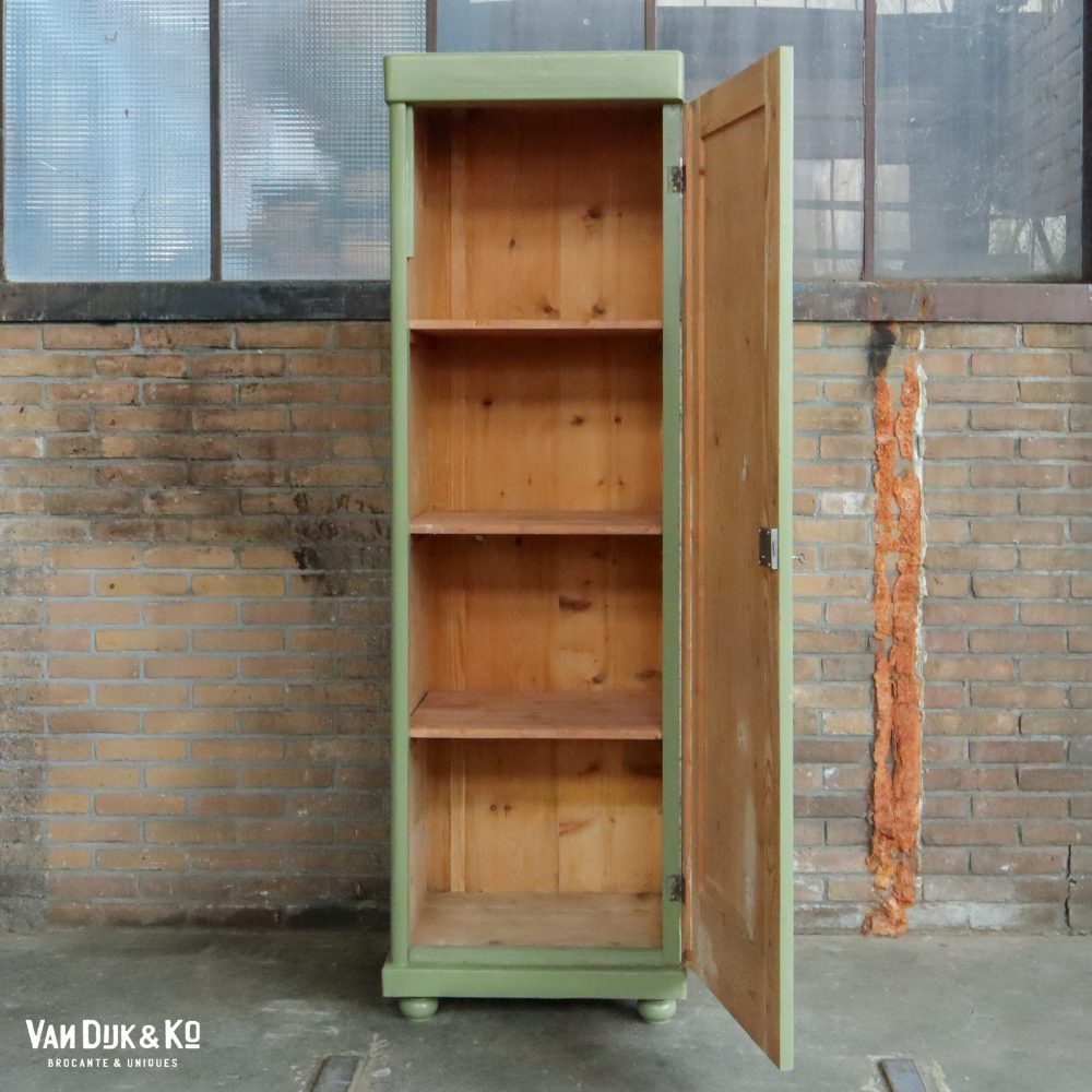 Groene eendeurs linnenkast - Afbeelding 7