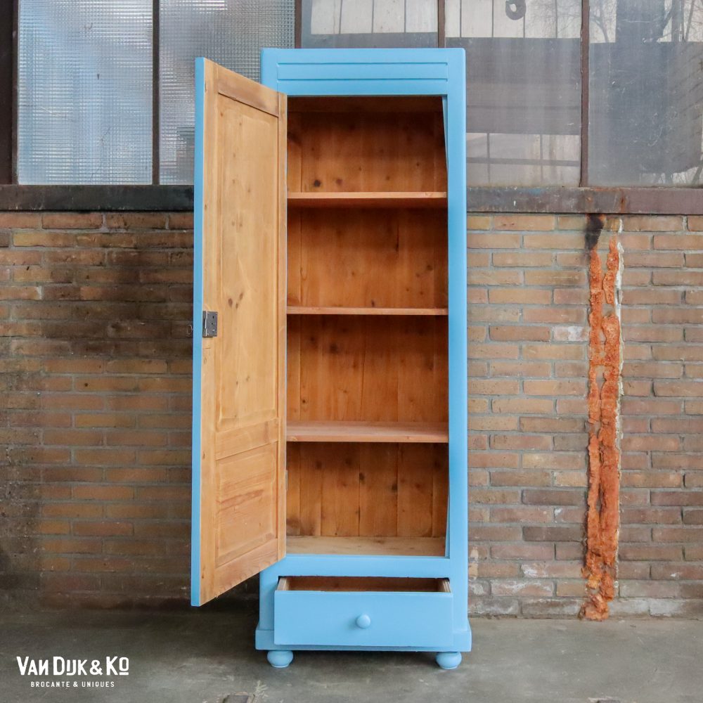 Blauwe eendeurs linnenkast - Afbeelding 5