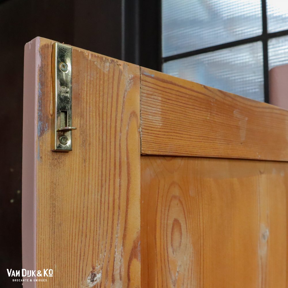 Brocante roze linnenkast - Afbeelding 8