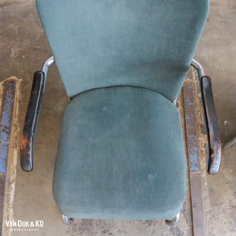 Vintage De Wit/Gispen Fauteuils - 2 stuks - Afbeelding 13